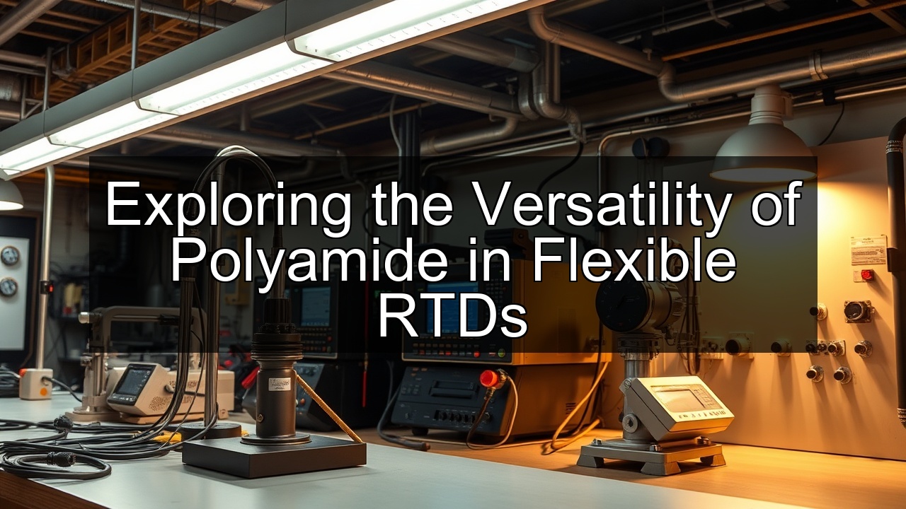 polyamide flexible rtds lead rtds detectors